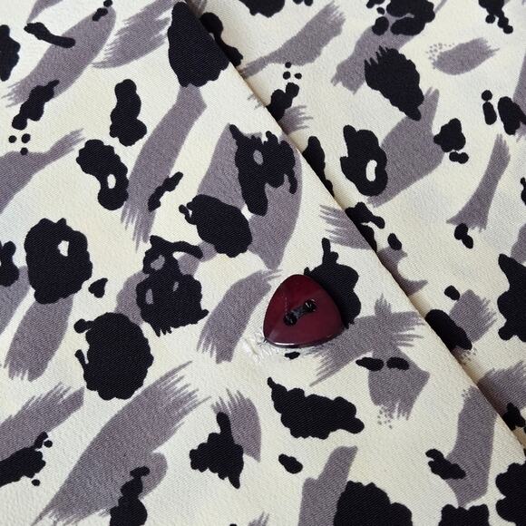 Roberta Di Castelli vintage plus size tie waist short sleeve loose fit blouse 1X - Picture 4 of 10